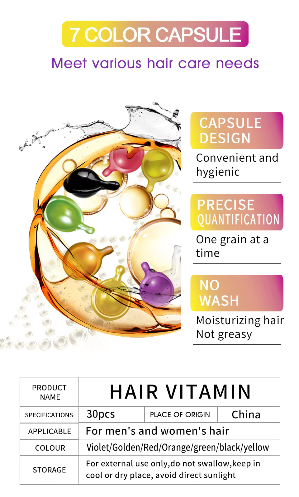 Kyxo Skin 30-Piece Hair Care Capsule Set